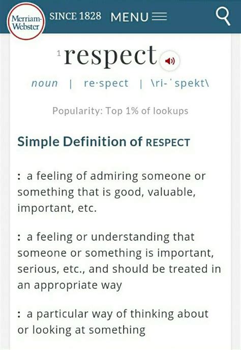 Definition of self respect essay